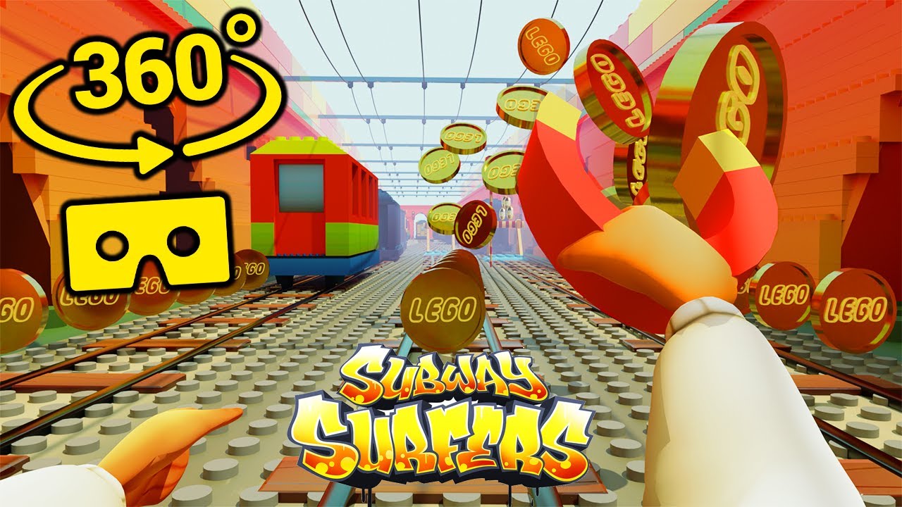 LEGO SUBWAY SURFERS 360° VR Video UptimeVR